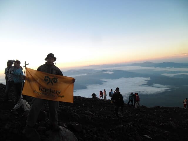 menuju puncak gunung kerinci