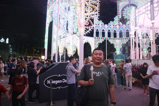 event saat natal di gardens by the bay