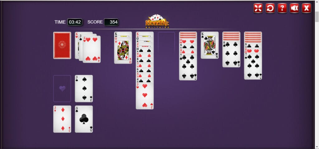 Web Games Gratis di Solitaire.org