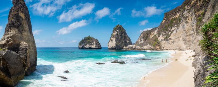 diamond beach nusa penida sangat indah