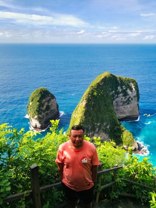 Pantai kelingking di nusa penida